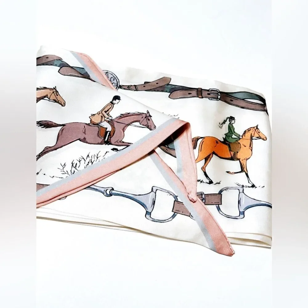 Horse  print scarf  G5